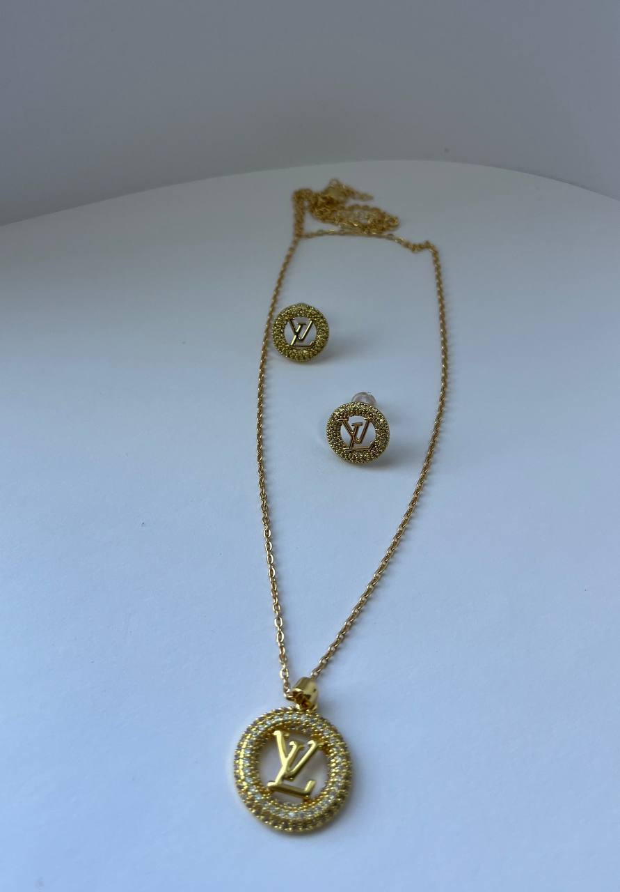 Набір (сережки та підвіска)