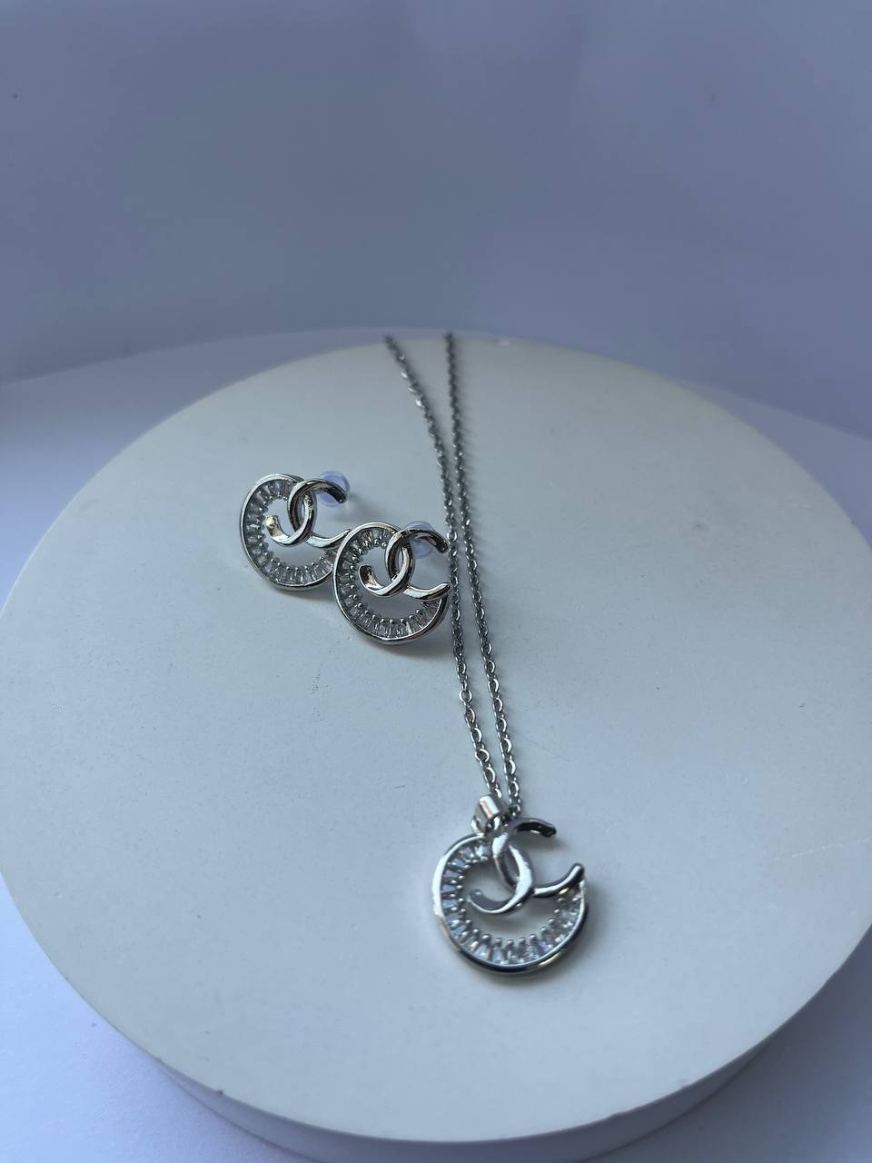 Набір (сережки та підвіска)