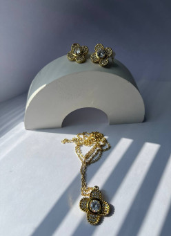 Набір (сережки та підвіска)